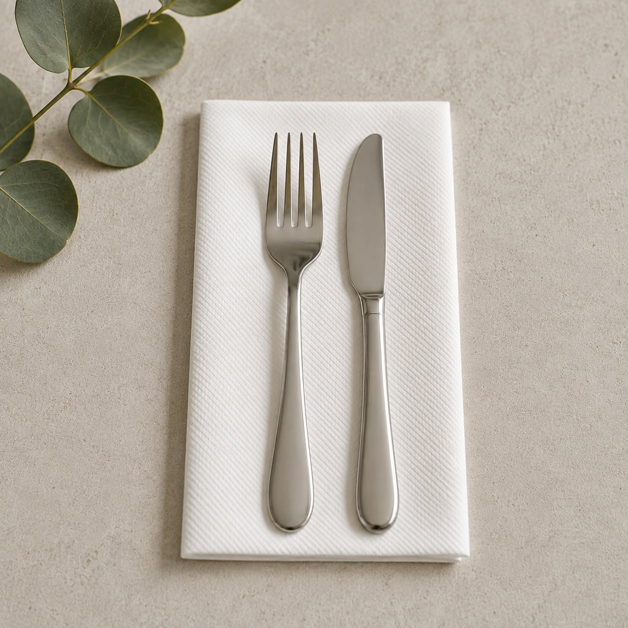 Servet XL 48x48 cm - 1/8e vouw - Airlaid