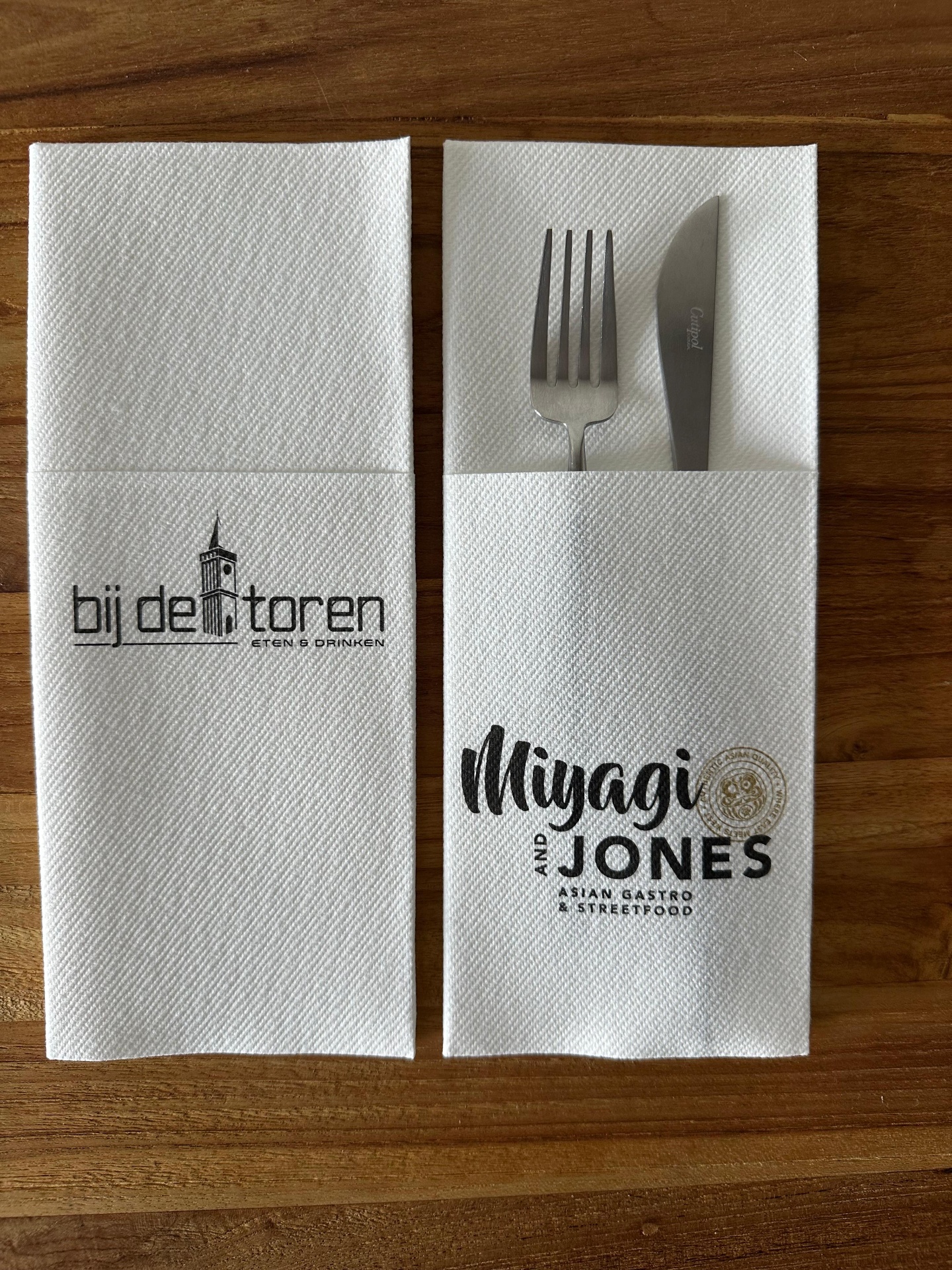 Airlaid bestekvouw servet 40x48